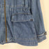 リーバイス Levis ジップフライ ギャザー デニムジャケット レディース import:S