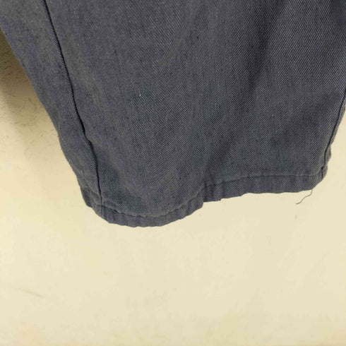 フレンチネイビー シンチバック ラミーリネン ボタンフライ パンツ メンズ 164 96
