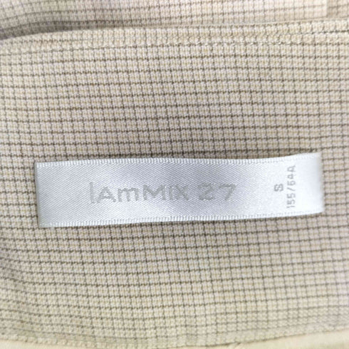 IAM MIX 27 ベルトデザイン チェック柄スカート レディース
