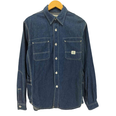 ササフラス SASSAFRAS チンスト デニム ワーク L/S シャツ メンズ JPN:M