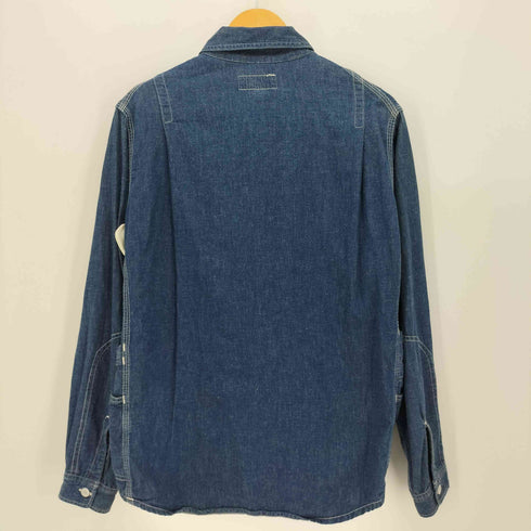 ササフラス SASSAFRAS チンスト デニム ワーク L/S シャツ メンズ JPN:M