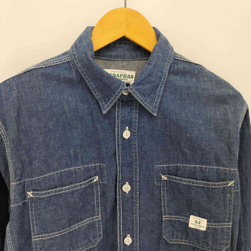 ササフラス SASSAFRAS チンスト デニム ワーク L/S シャツ メンズ JPN:M
