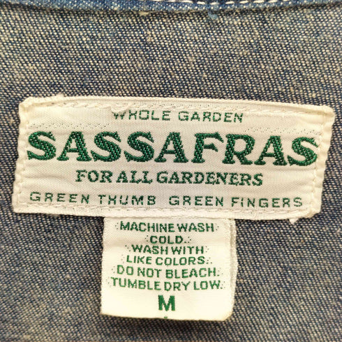 ササフラス SASSAFRAS チンスト デニム ワーク L/S シャツ メンズ JPN:M