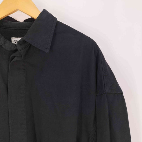 ザラ ZARA 比翼 ブラックデニム ブルゾン メンズ UK:38