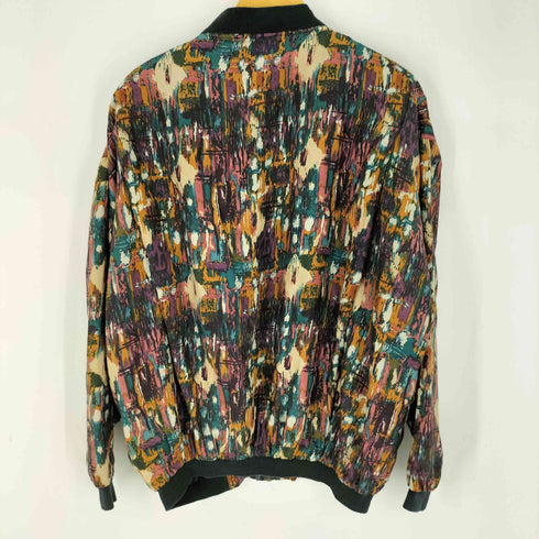 ロバートストック ROBERT STOCK 総柄 シルクブルゾン メンズ import:M
