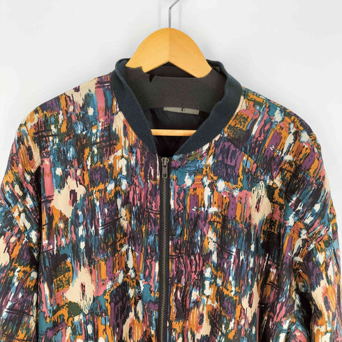 ロバートストック ROBERT STOCK 総柄 シルクブルゾン メンズ import:M