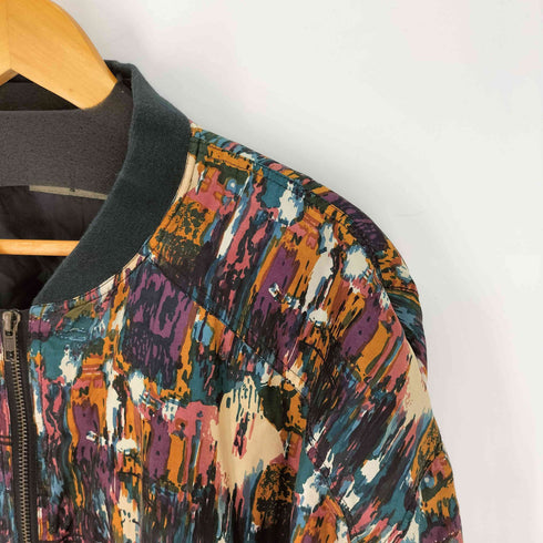 ロバートストック ROBERT STOCK 総柄 シルクブルゾン メンズ import:M