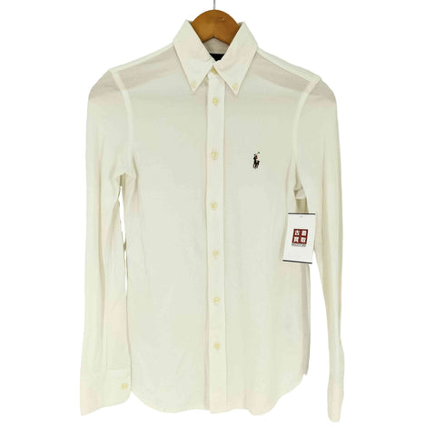 ラルフローレン RALPH LAUREN 鹿の子 ボタンダウンシャツ レディース import:XS
