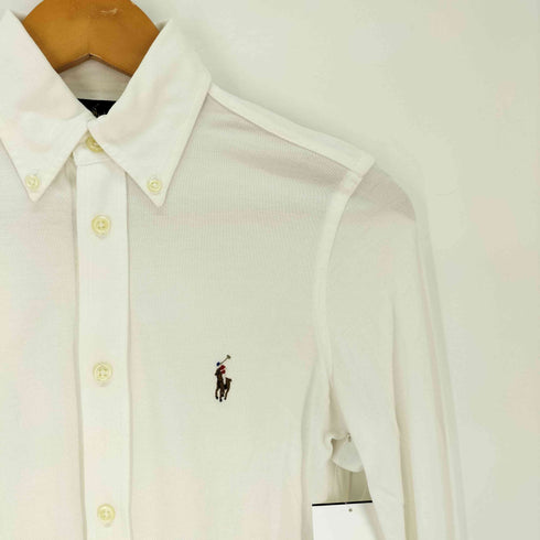 ラルフローレン RALPH LAUREN 鹿の子 ボタンダウンシャツ レディース import:XS