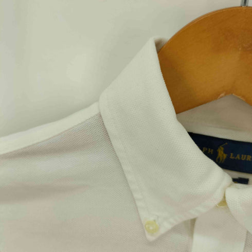 ラルフローレン RALPH LAUREN 鹿の子 ボタンダウンシャツ レディース import:XS