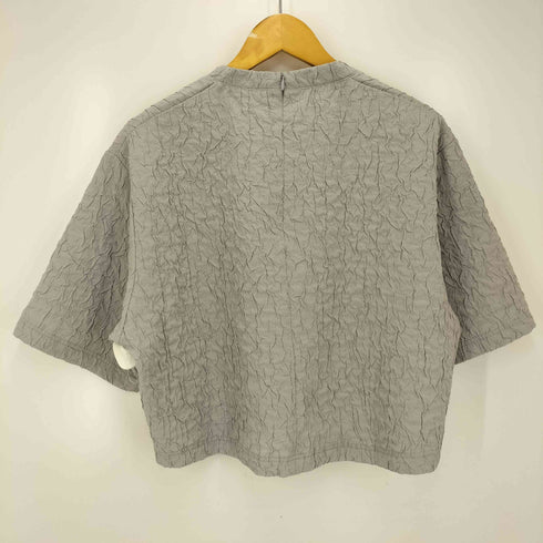 ビューティーアンドユースユナイテッドアローズ BEAUTY & YOUTH UNITED ARROWS 25SS ジャガード クルーネック 6分袖 プルオーバー レディース