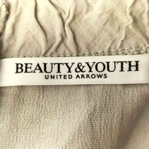 ビューティーアンドユースユナイテッドアローズ BEAUTY & YOUTH UNITED ARROWS 25SS ジャガード クルーネック 6分袖 プルオーバー レディース