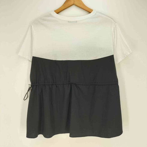 tricot tricot 配色切り替えドローコードTシャツ レディース
