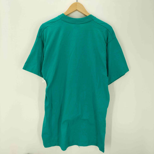 BVD 80S ボディ USA製 OLD 無地 ブランク S/S ポケット Tシャツ 裾袖シングル メンズ import:L