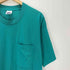 BVD 80S ボディ USA製 OLD 無地 ブランク S/S ポケット Tシャツ 裾袖シングル メンズ import:L