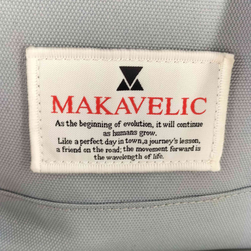 マキャベリック MAKAVELIC TRUCKS DOUBLE BELT ZONE MIX バックパック メンズ