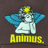 Animus. ショート丈 プリントパーカー レディース