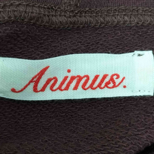 Animus. ショート丈 プリントパーカー レディース