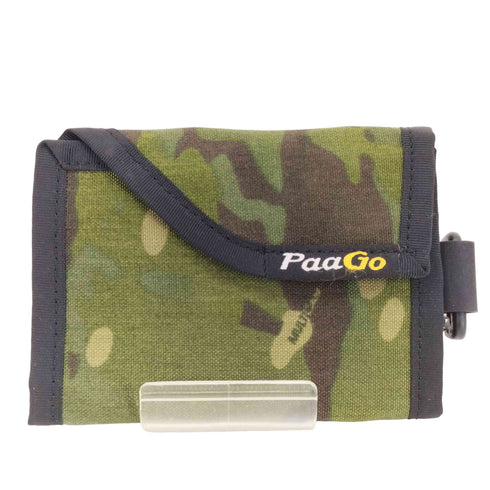 PAAGO WORKS カモ柄 折り畳み 財布 メンズ
