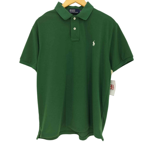 ポロバイラルフローレン Polo by RALPH LAUREN CUSTOM SLIM FIT ポニー刺繍 半袖 ポロシャツ メンズ import:XL