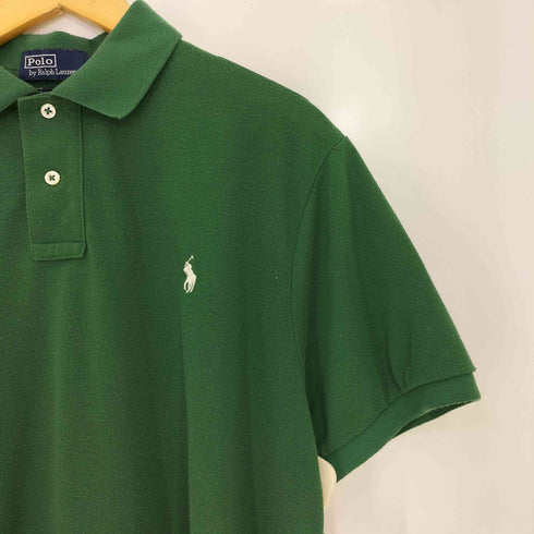 ポロバイラルフローレン Polo by RALPH LAUREN CUSTOM SLIM FIT ポニー刺繍 半袖 ポロシャツ メンズ import:XL