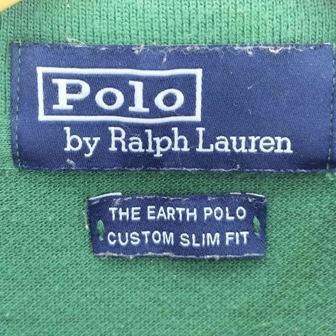 ポロバイラルフローレン Polo by RALPH LAUREN CUSTOM SLIM FIT ポニー刺繍 半袖 ポロシャツ メンズ import:XL