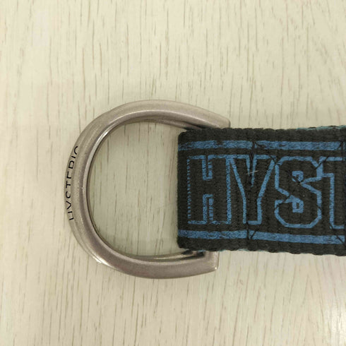 ヒステリックグラマー HYSTERIC GLAMOUR ロゴ ダブルリング テープベルト メンズ