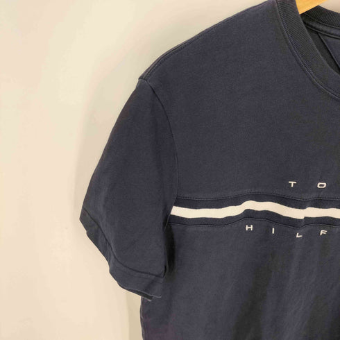トミーヒルフィガー TOMMY HILFIGER 刺繍ロゴ S/S Tシャツ レディース M