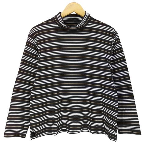 バーバリーゴルフ BURBERRY GOLF ハイネック ボーダー カットソー レディース LL