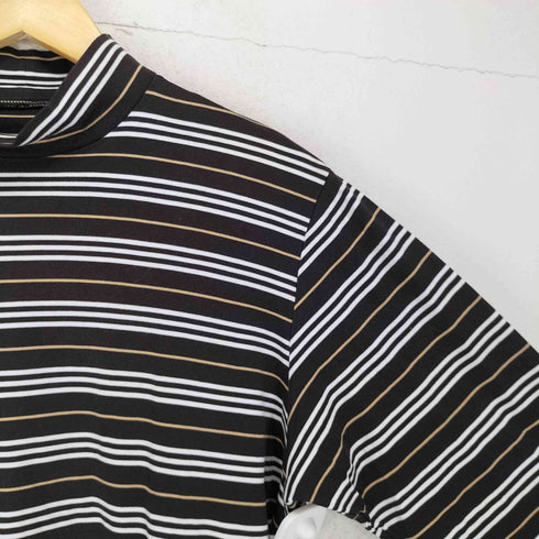 バーバリーゴルフ BURBERRY GOLF ハイネック ボーダー カットソー レディース LL