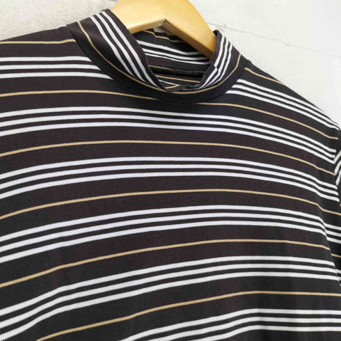 バーバリーゴルフ BURBERRY GOLF ハイネック ボーダー カットソー レディース LL