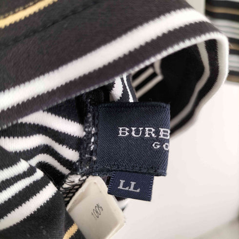 バーバリーゴルフ BURBERRY GOLF ハイネック ボーダー カットソー レディース LL
