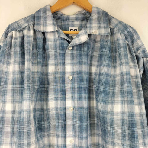 エーアイイー AiE MADE IN USA オープンカラー L/S チェック ペインターシャツ メンズ JPN:L