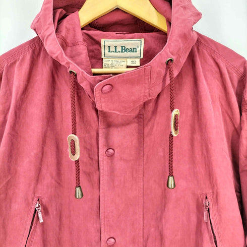 エルエルビーン L.L.Bean 80S ブロックタグ ピーチスキン マウンテンパーカー メンズ import:L