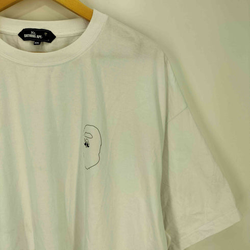 ミスターベイシングエイプ Mr. BATHING APE ロゴプリント クルーネック Tシャツ メンズ JPN:XXL