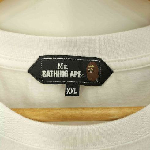 ミスターベイシングエイプ Mr. BATHING APE ロゴプリント クルーネック Tシャツ メンズ JPN:XXL