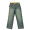 オークリー OAKLEY 00s INDUSTRIAL DENIM バックポケットスカル刺繍 デニム メンズ W30 L32