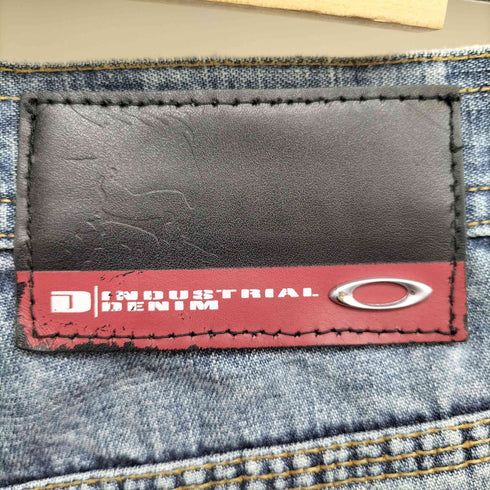オークリー OAKLEY 00s INDUSTRIAL DENIM バックポケットスカル刺繍 デニム メンズ W30 L32
