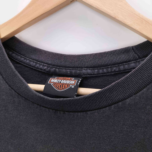 ハーレーダビッドソン HARLEY-DAVIDSON コピーライト 2019 BOWLING GREEN KENTUCKY 両面 プリント Tシャツ S/S カットソー メンズ import:XL
