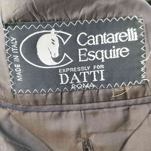 カンタレーリ Cantarelli イタリア製 ヘリンボーン 2B テーラードジャケット メンズ EUR:48