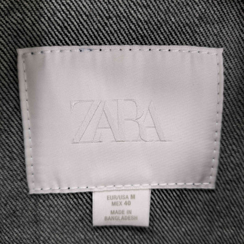 ザラ ZARA 短丈 デニムジャケット メンズ import:M