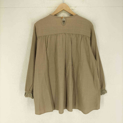 2 story giny ロングスリーブ センターレースブラウス Select レディース