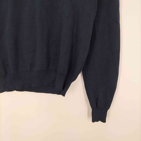 ポロバイラルフローレン Polo by RALPH LAUREN 90s スキッパー シャツ 長袖 ポロ シャツ シルクコットン ポニー無し メンズ import:M