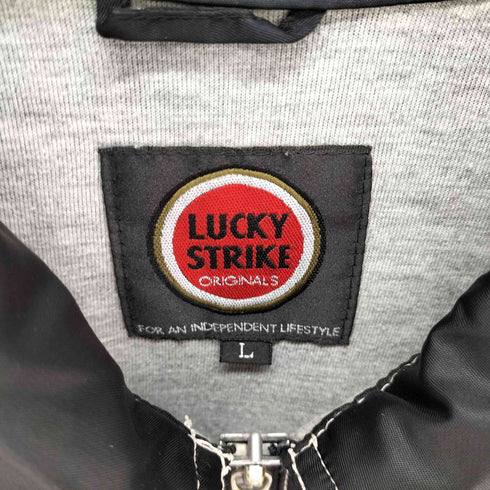 ラッキーストライク LUCKY STRIKE ワッペンロゴ ナイロンジャケット メンズ L