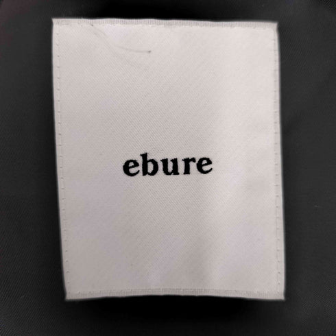 エブール ebure ベルテッドウール ロングガウンコート レディース 36