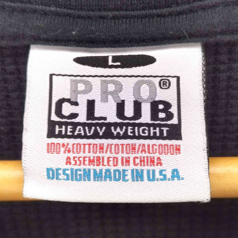 プロクラブ PRO CLUB サーマル ワッフル HEAVY WEIGHT 長袖 カットソー ロンT L/S カットソー メンズ JPN:L