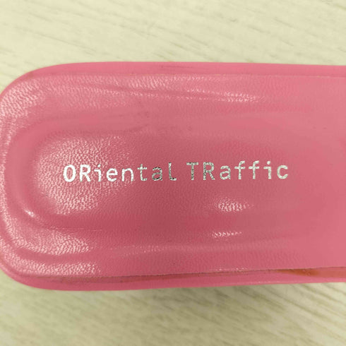 オリエンタルトラフィック ORiental TRaffic ビジューモチーフクリアヒールサンダル レディース LL