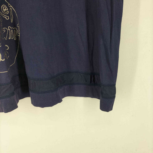 ケイハヤマプリュス kei hayama plus フロントプリント 切替デザイン L/S Tシャツ レディース JPN:2