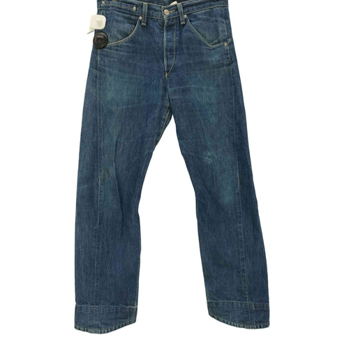 リーバイス Levis 00S ENGINEERED JEANS ユーロ 立体裁断 ボタンフライ デニム パンツ ボタン裏 273 刻印 01年製 メンズ 30×30
