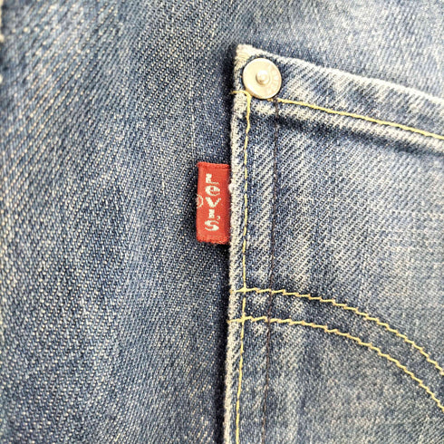 リーバイス Levis 00S ENGINEERED JEANS ユーロ 立体裁断 ボタンフライ デニム パンツ ボタン裏 273 刻印 01年製 メンズ 30×30